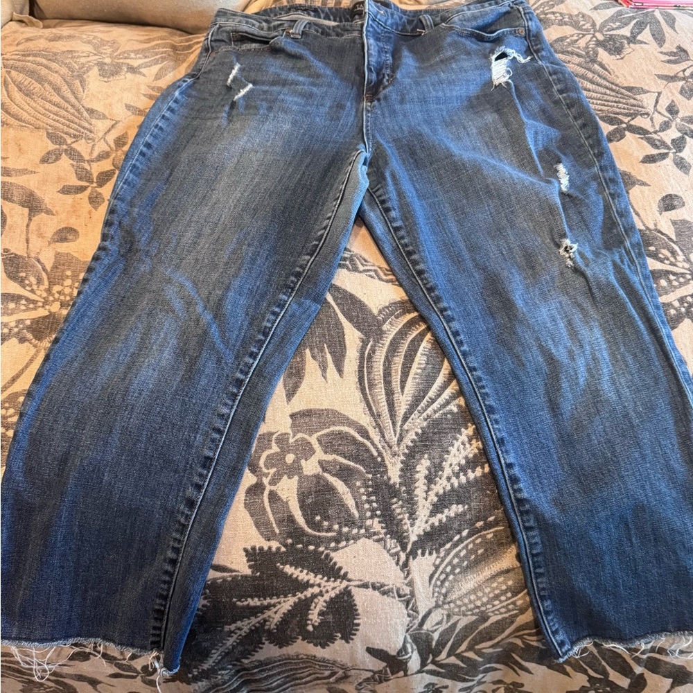 Talbots Medium Blue Straight Leg Jeans